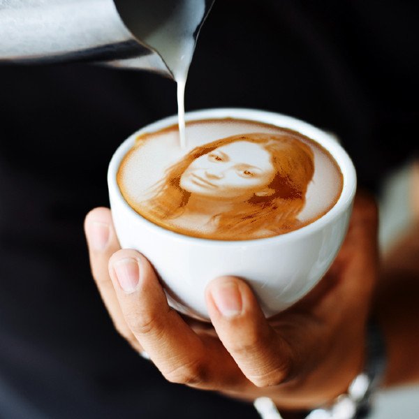 cómo hacer dibujos en el café